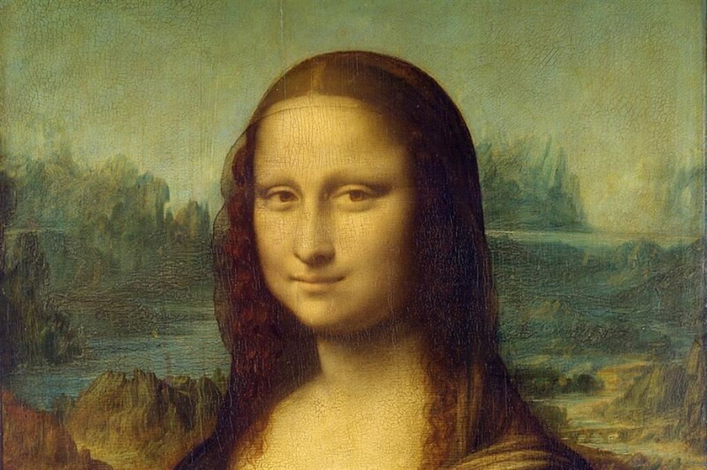 Leonardo da Vinci, "La Gioconda", 1503. Parigi, museo del Louvre (particolare)