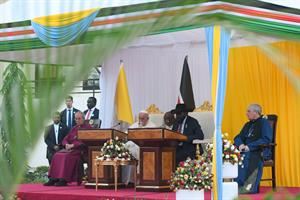 Papa Francesco in Sud Sudan: «Vengo come pellegrino di pace»