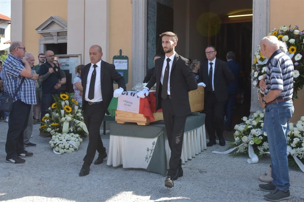 Marnate, in provincia di Varese, dove si sono celebrati i funerali di Luca Re Sartù