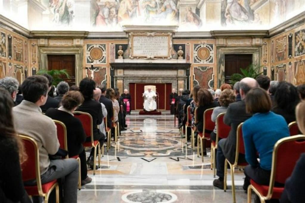Papa Francesco incontra la Fondazione Ente dello Spettacolo
