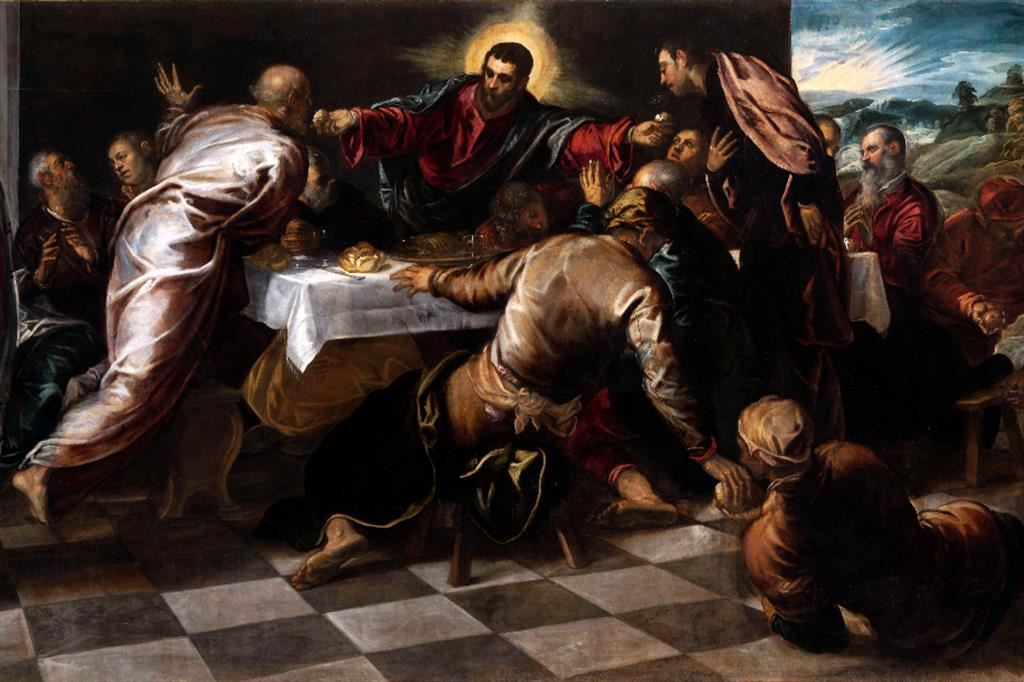 L'ultima cena, opera di Tintoretto