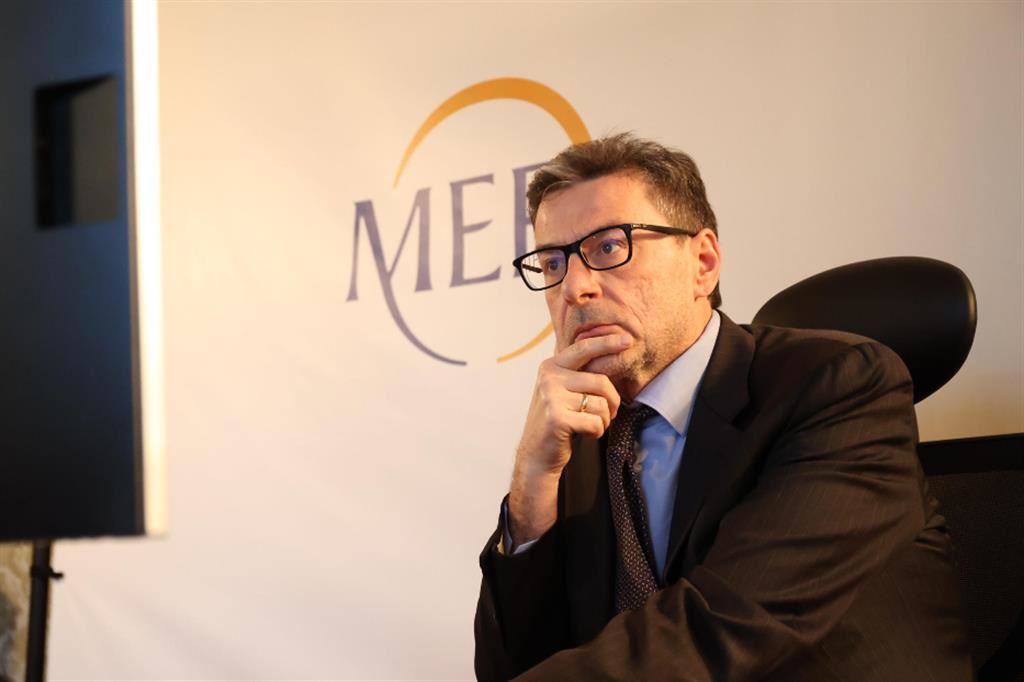 Il ministro dell'Economia e delle Finanze, Giancarlo Giorgetti