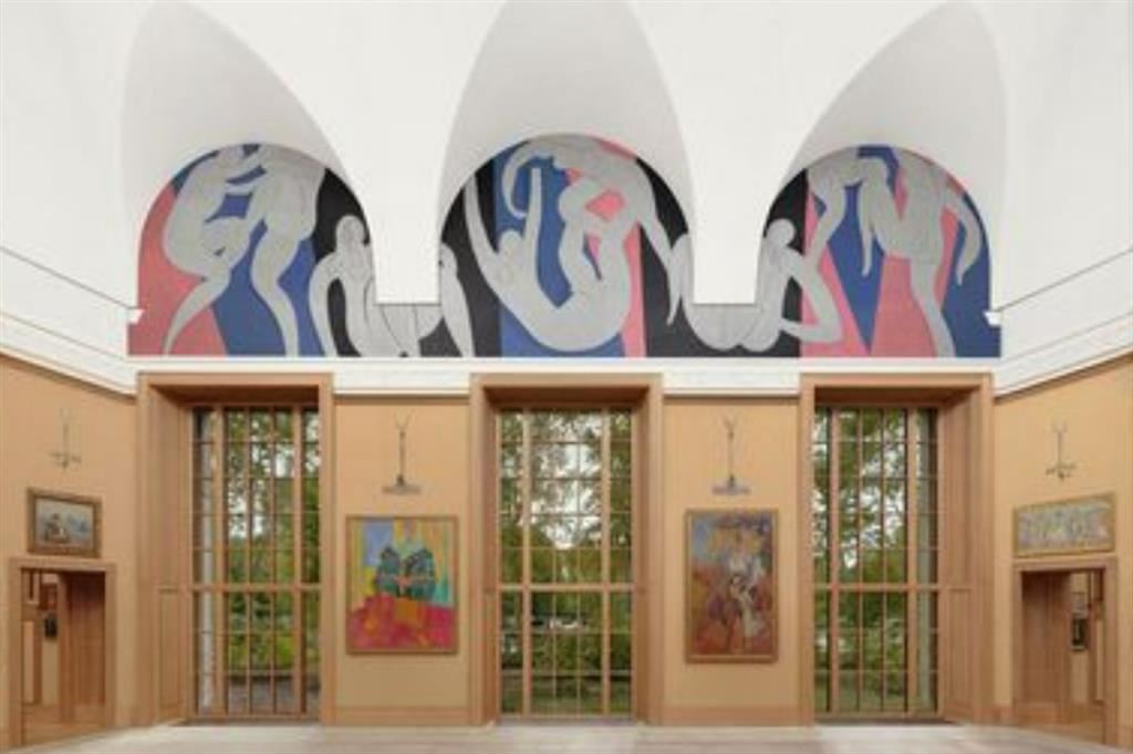 Una vista della “Danse” di Matisse