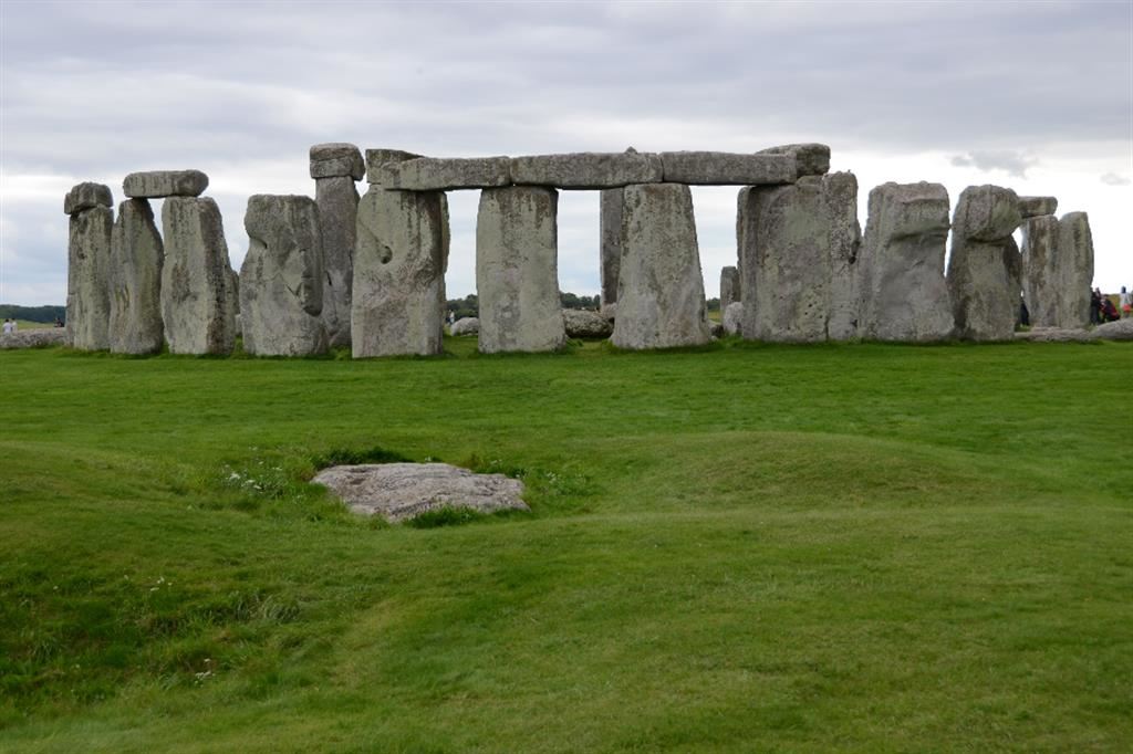 Il sito di Stonehenge visto da Nord Ovest