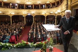 Mattarella: «La resistenza fu un moto di popolo contro il fascismo»