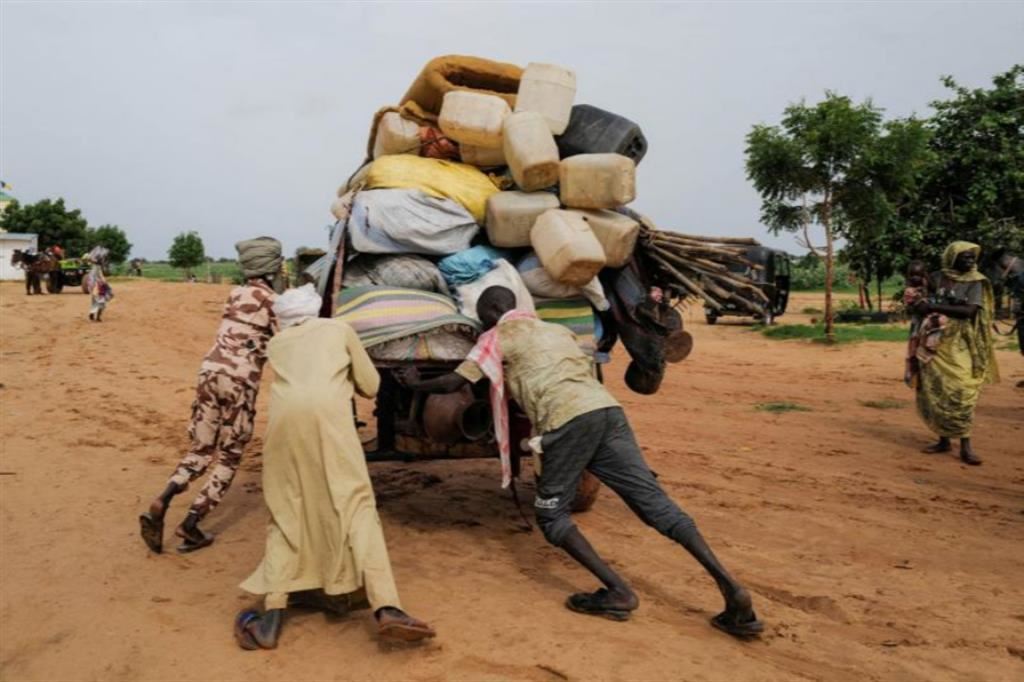 Profughi del Sudan sfollati in Ciad