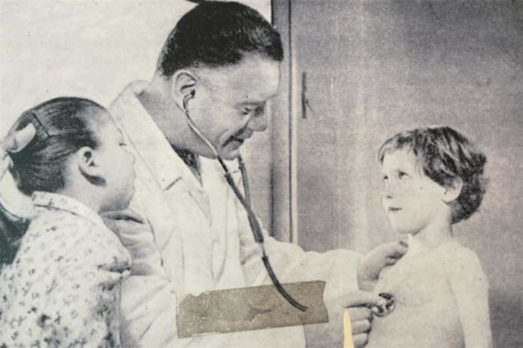 Augusta da bambina visitata dal professor Angelo De Gasperis al Niguarda di Milano