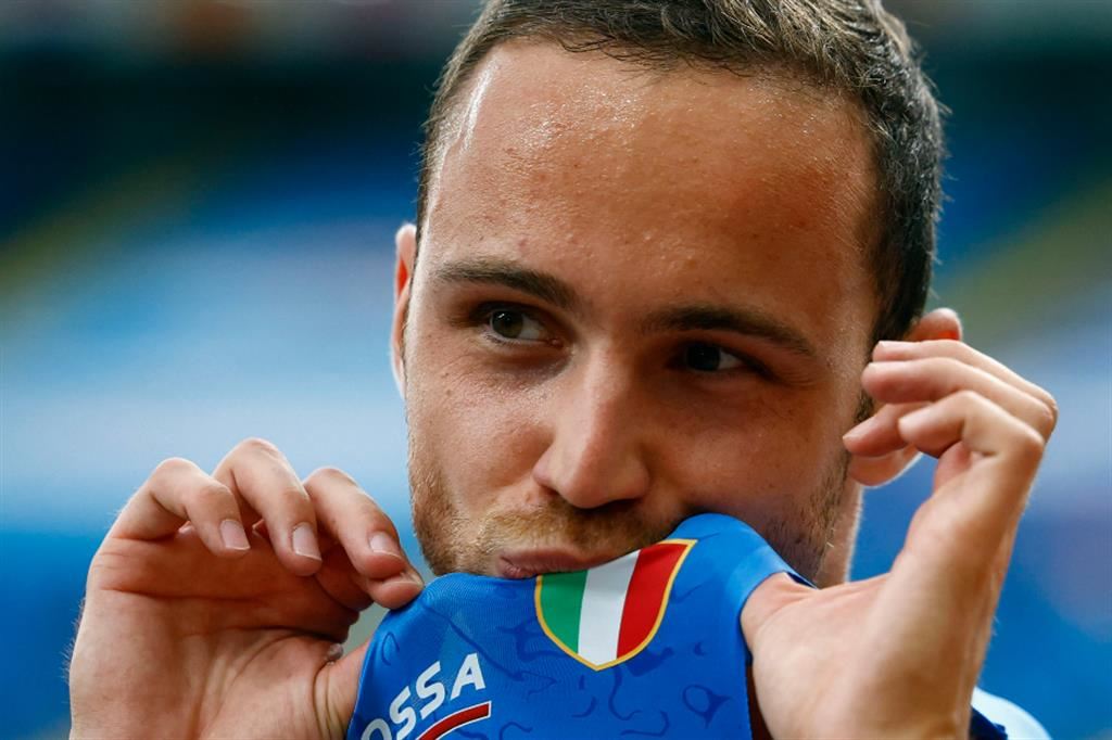 Samuele Ceccarelli, 23 anni, campione europeo dei 60 metri piani indoor a Istanbul 2023