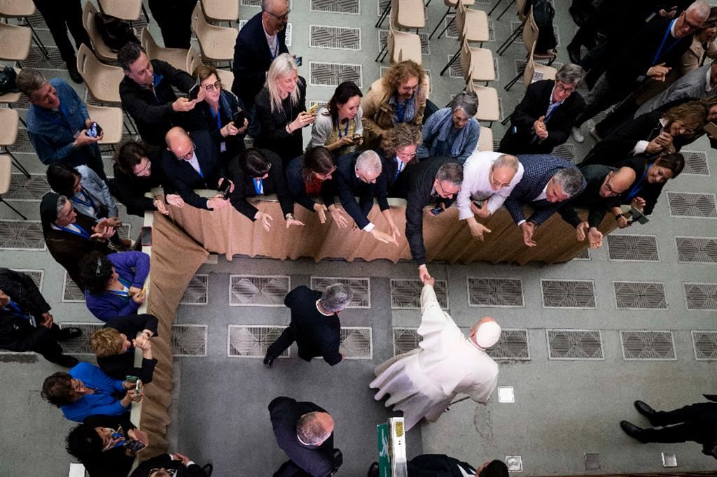 Papa Francesco incontra i referenti del Cammino sinodale della Chiesa italiana