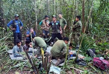 Sopravvissuti 40 giorni nella giungla, 4 fratellini salvati in Colombia