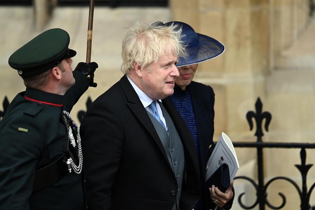 L'ex primo ministro britannico Boris Johnson