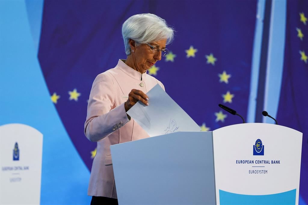 La presidente della Bce Lagarde
