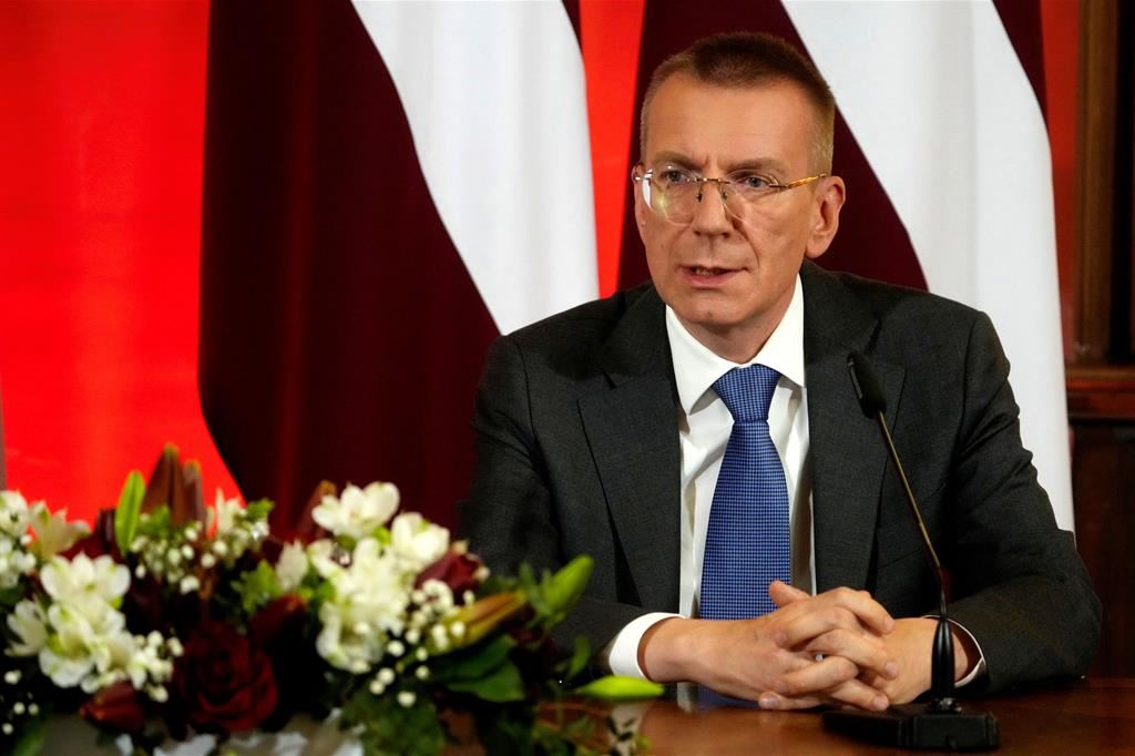 Il neo presidente della Lettonia Edgars Rinkevics