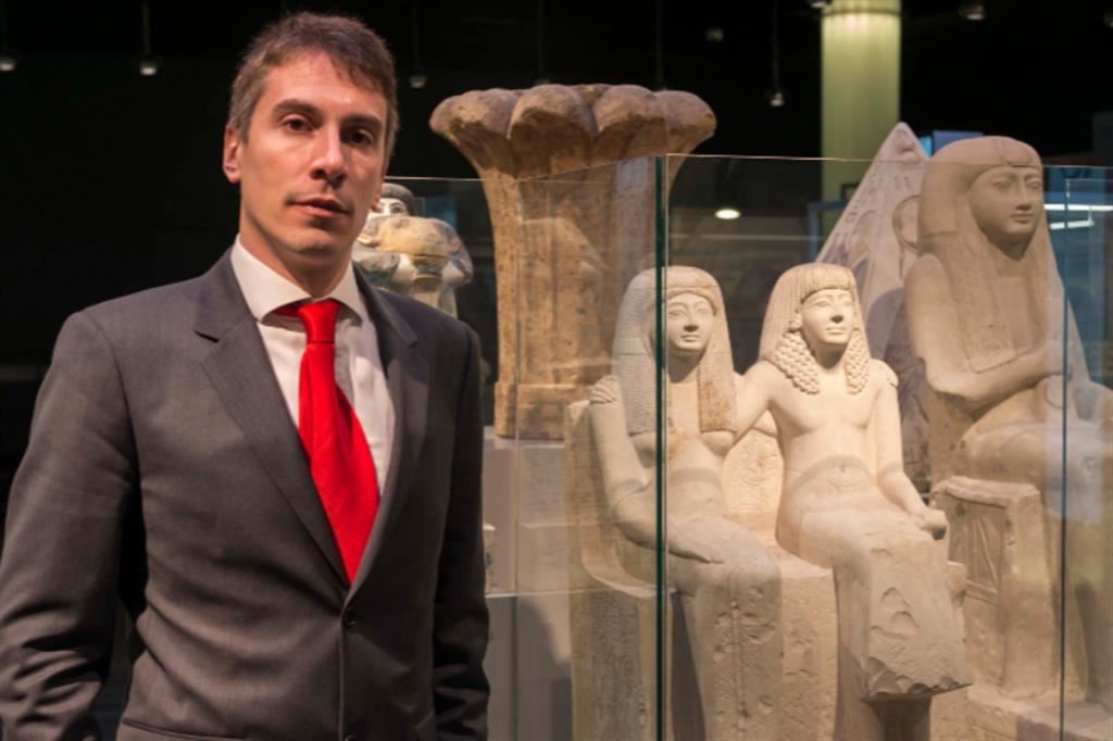 Il direttore del Museo egizio di Torino Christian Greco