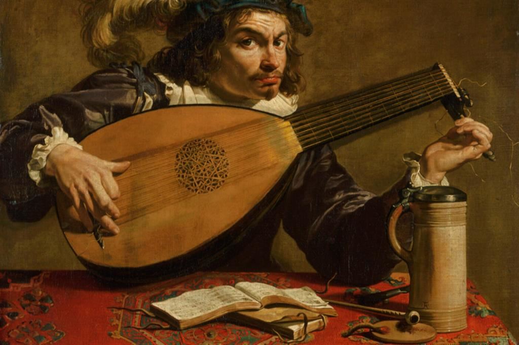Theodoor Rombouts, “Suonatore di liuto” (1625 circa)