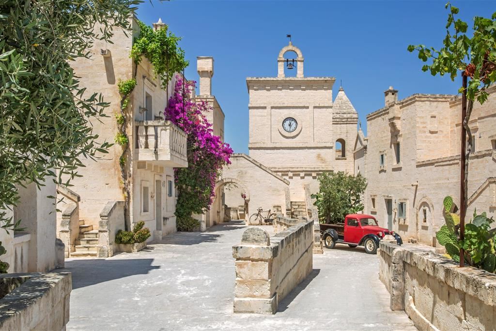 Una veduta di Borgo Egnazia in Puglia