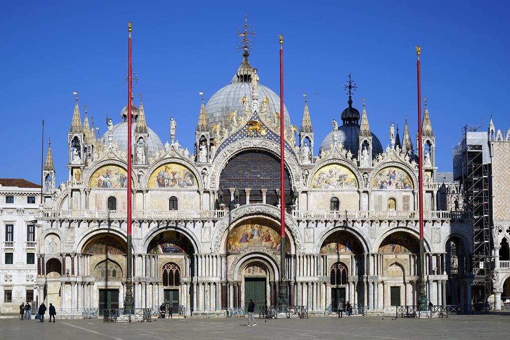 La basilica di San Marco a Venezia