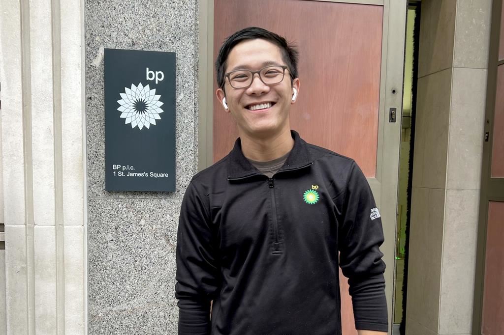 Nam Nguyen, 26 anni, lavora per Bp negli Stati Uniti