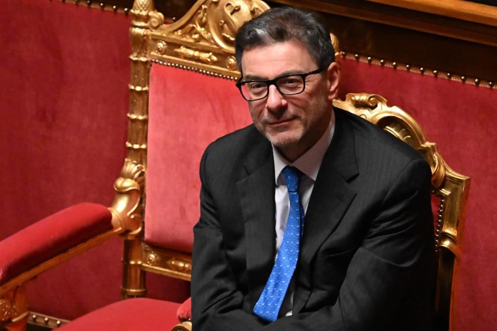 Il ministro dell'economia Giancarlo Giorgetti