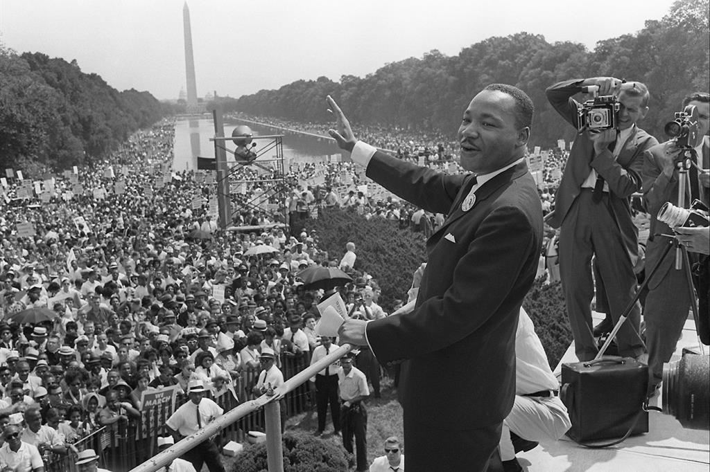 Martin Luther King a Washington nell'agosto del 1963