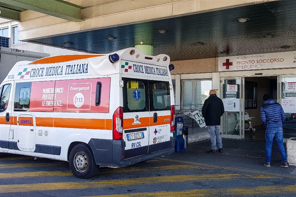Il Pronto soccorso al Policlinico Tor Vergata di Roma