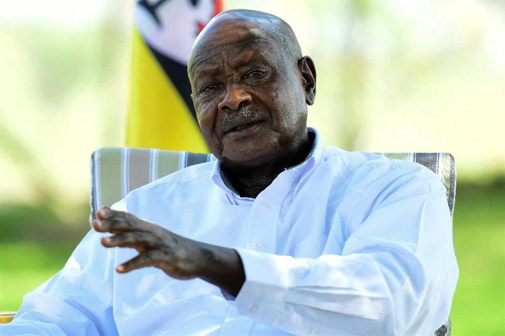 Il presidente dell'Uganda Yoweri Museveni
