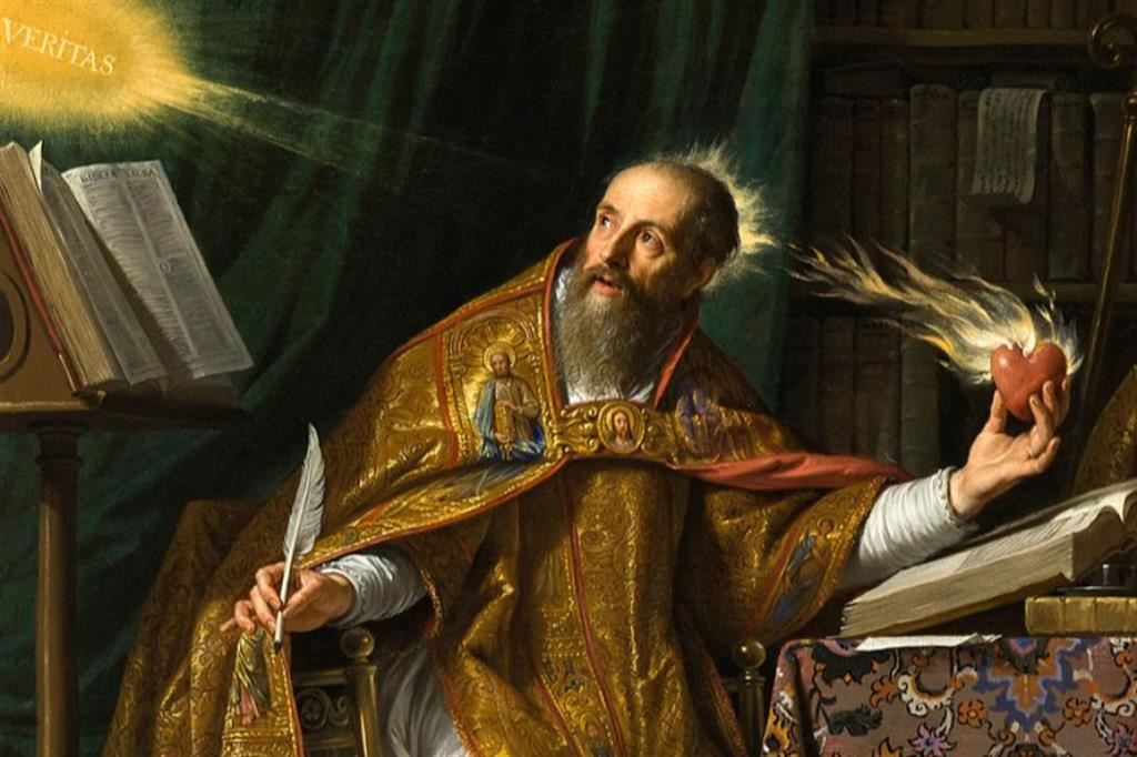 Philippe de Champaigne, “Sant’Agostino” (particolare)