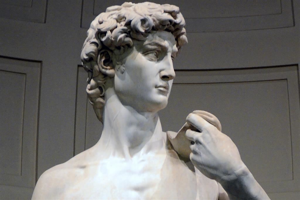 Il David di Michelangelo, nelle Gallerie dell'Accademia di Firenze