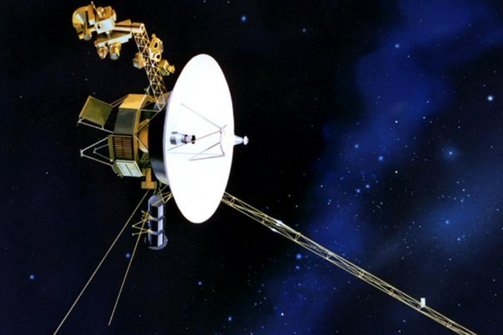 Una rappresentazione della sonda Voyager 2