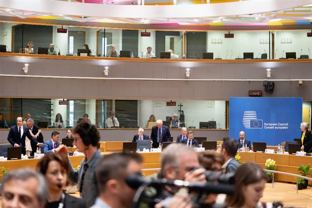 Una sessione del Consiglio Ue