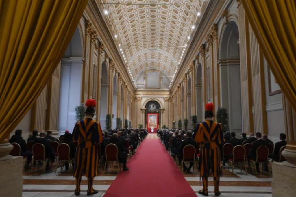 Francesco presiede l'apertura del 94° Anno giudiziario del Tribunale dello Stato della Città del Vaticano