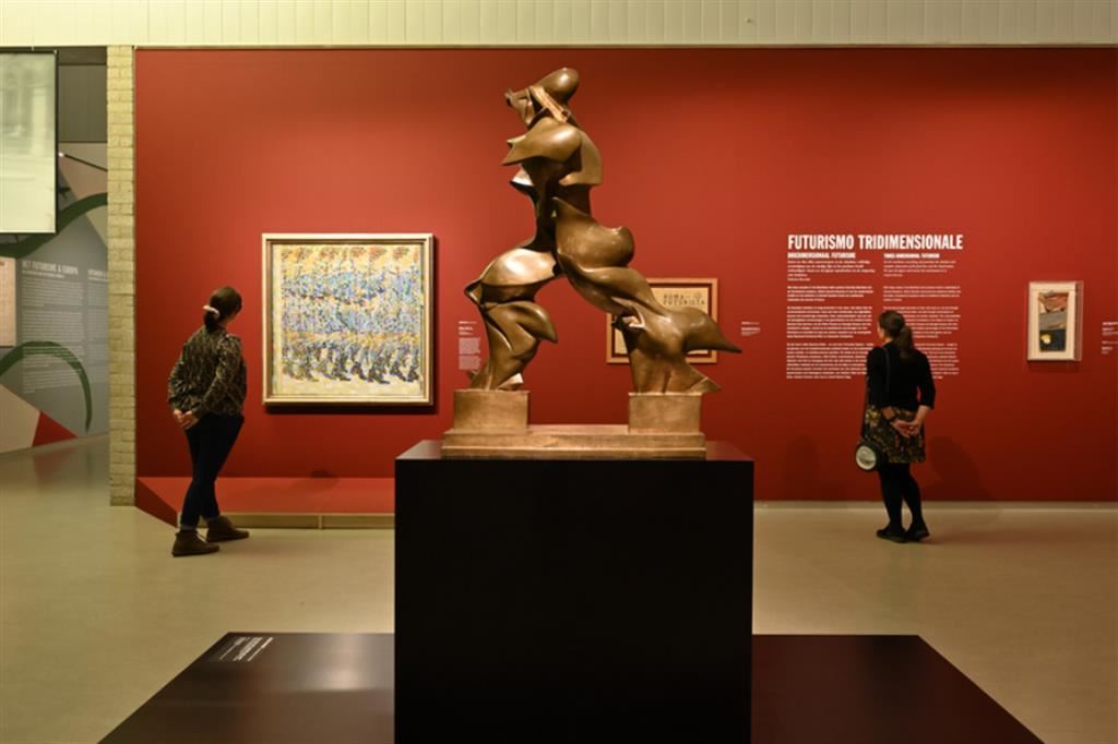 La mostra sul Futurismo al Museo Kröller-Müller con la scultura di Boccioni