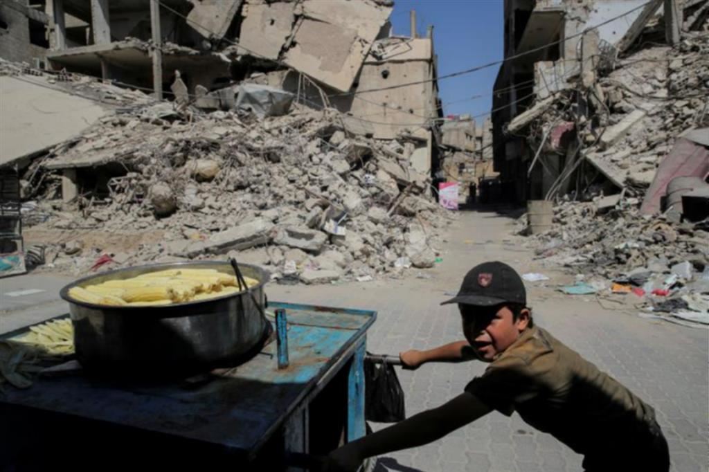 La distruzione nella città di Douma nel settembre 2018