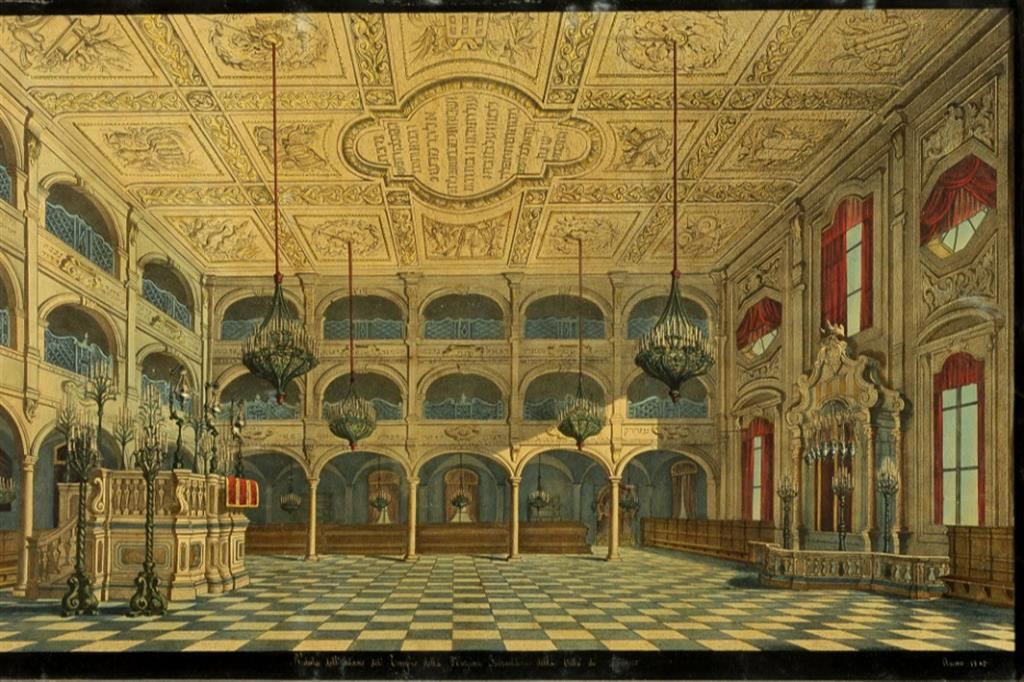 Moise del Conte, Sinagoga vecchia Livorno (1791)
