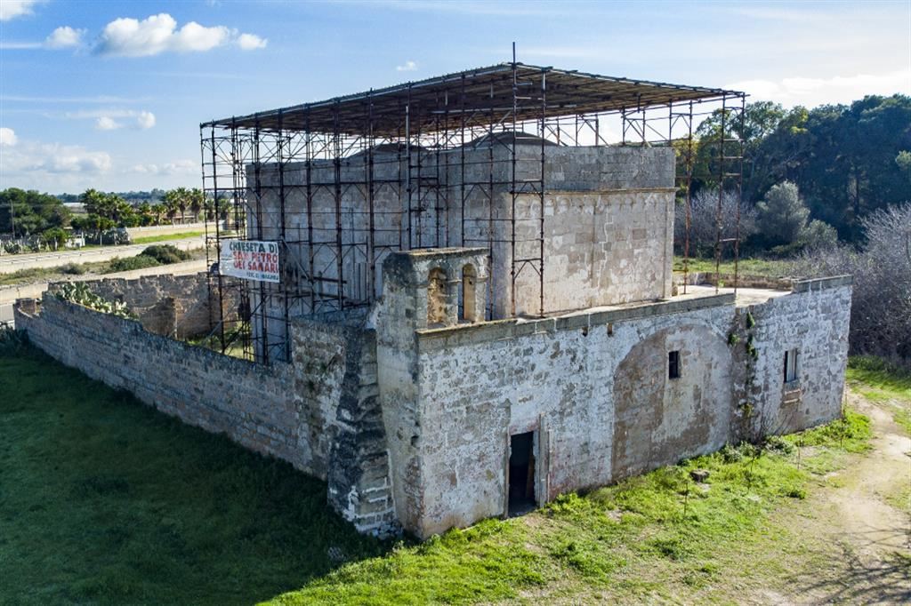 La chiesetta di San Pietro dei Samari nel parco di Gallipoli (Lecce), vincitrice dei Luoghi del Cuore FAI 2022