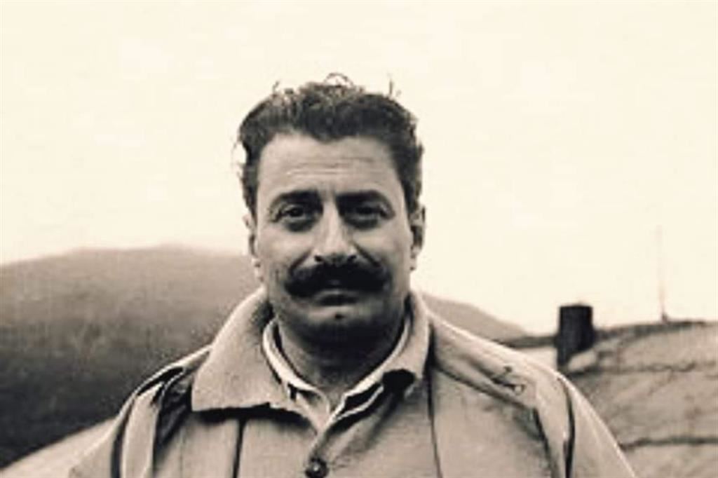 Il sottotenente Giovannino Guareschi durante la prigionia