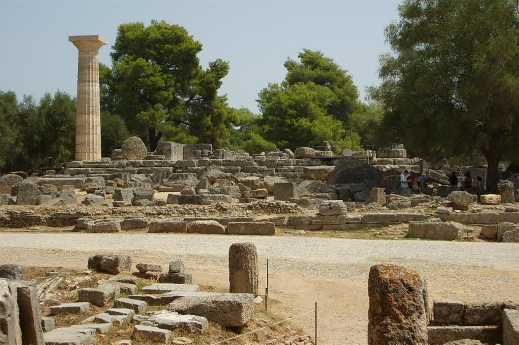 Il tempio di Zeus a Olimpia