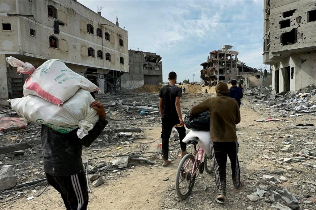A Gaza City cominciano ad arrivare gli aiuti