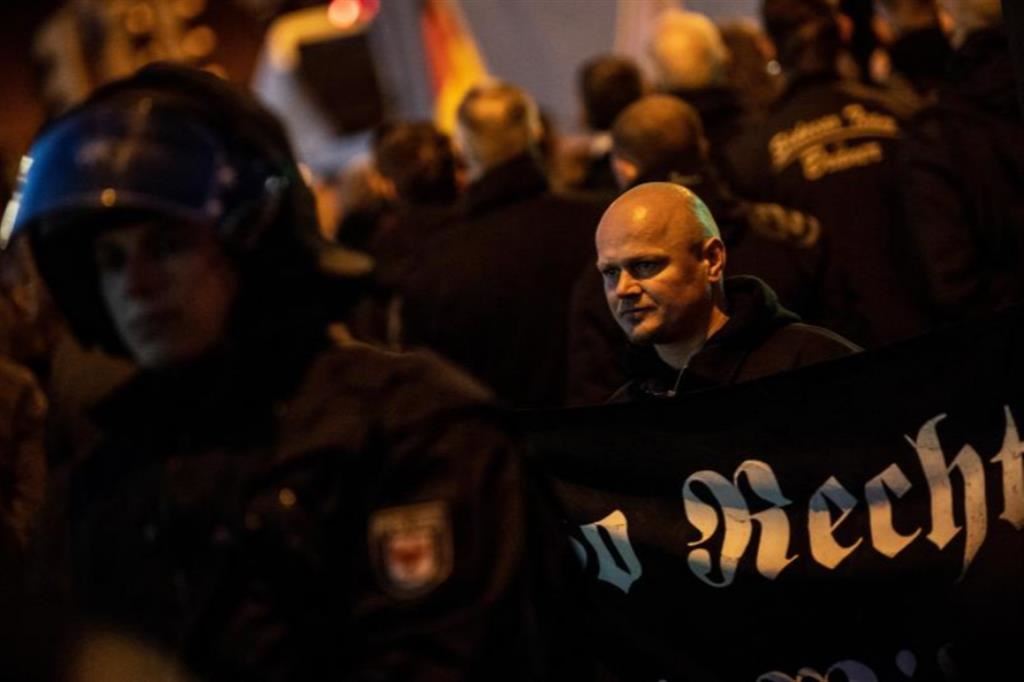 Manifestazione neonazista in Germania nei mesi scorsi
