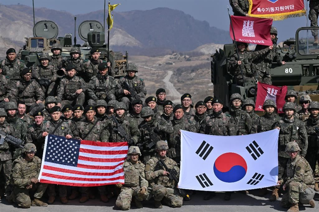 Un'esercitazione congiunta di forze sudcoreane e Usa in Corea del Sud
