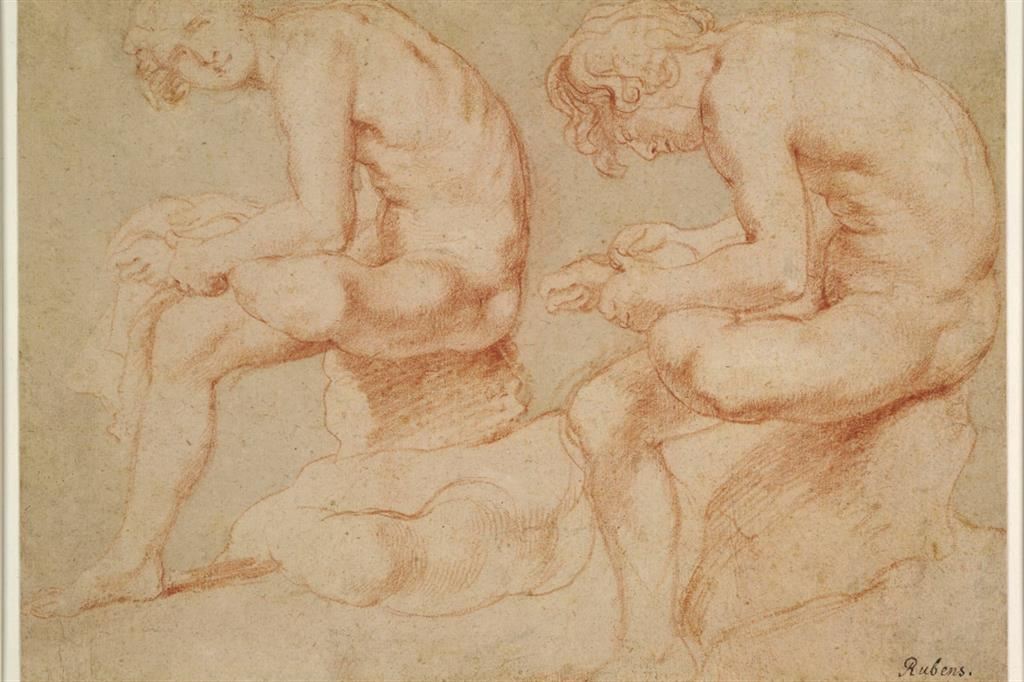 Rubens, “Due studi di ragazzo dallo Spinario”, 1601