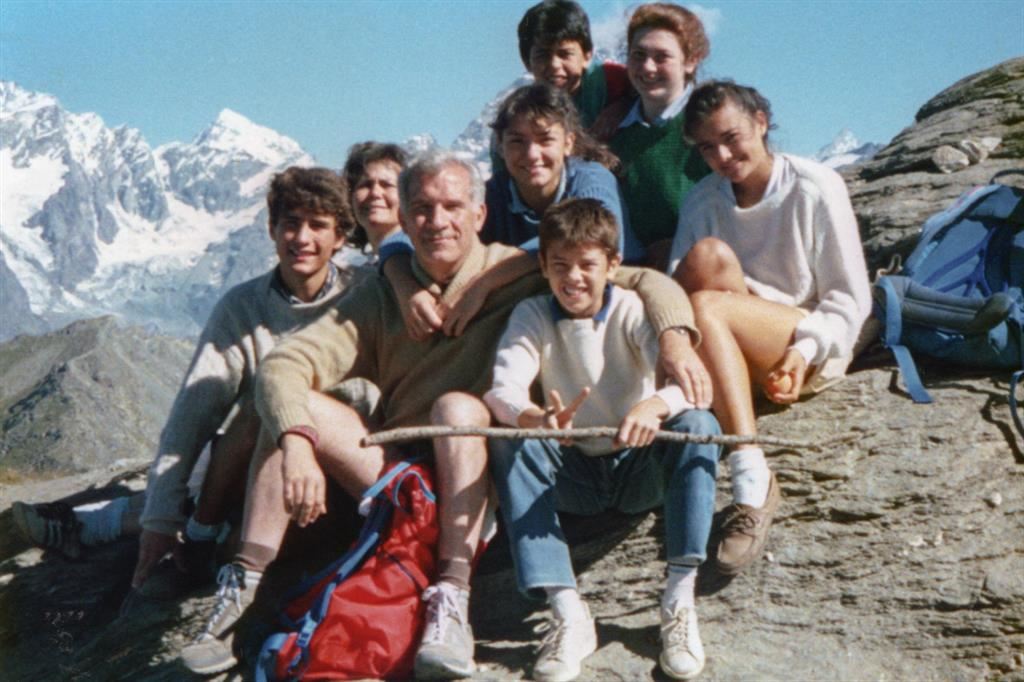 Carlo Casini in una immagine di famiglia
