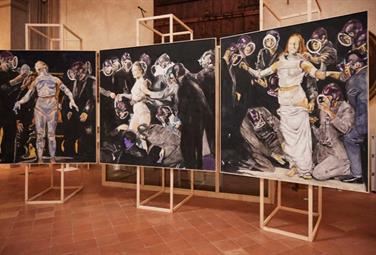 La mostra (non blasfema), le accuse, l'artista ferito: cosa è successo a Carpi
