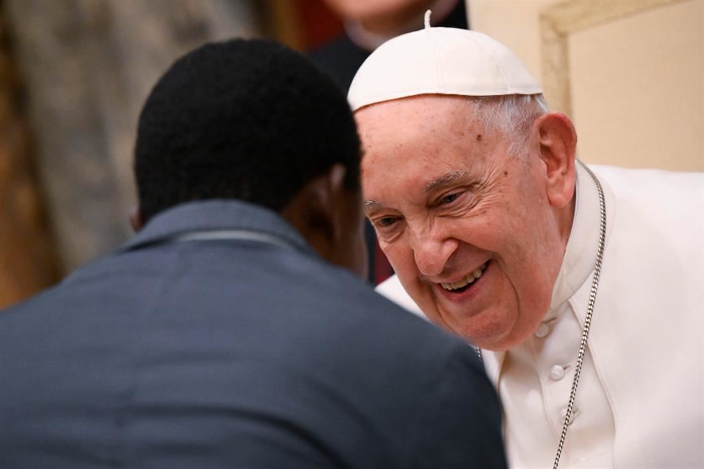 Il Papa a colloquio con un seminarista napoletano