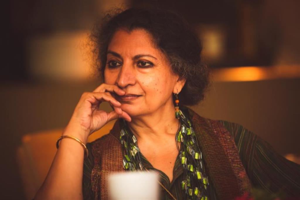La scrittrice indiana Geetanjali Shree