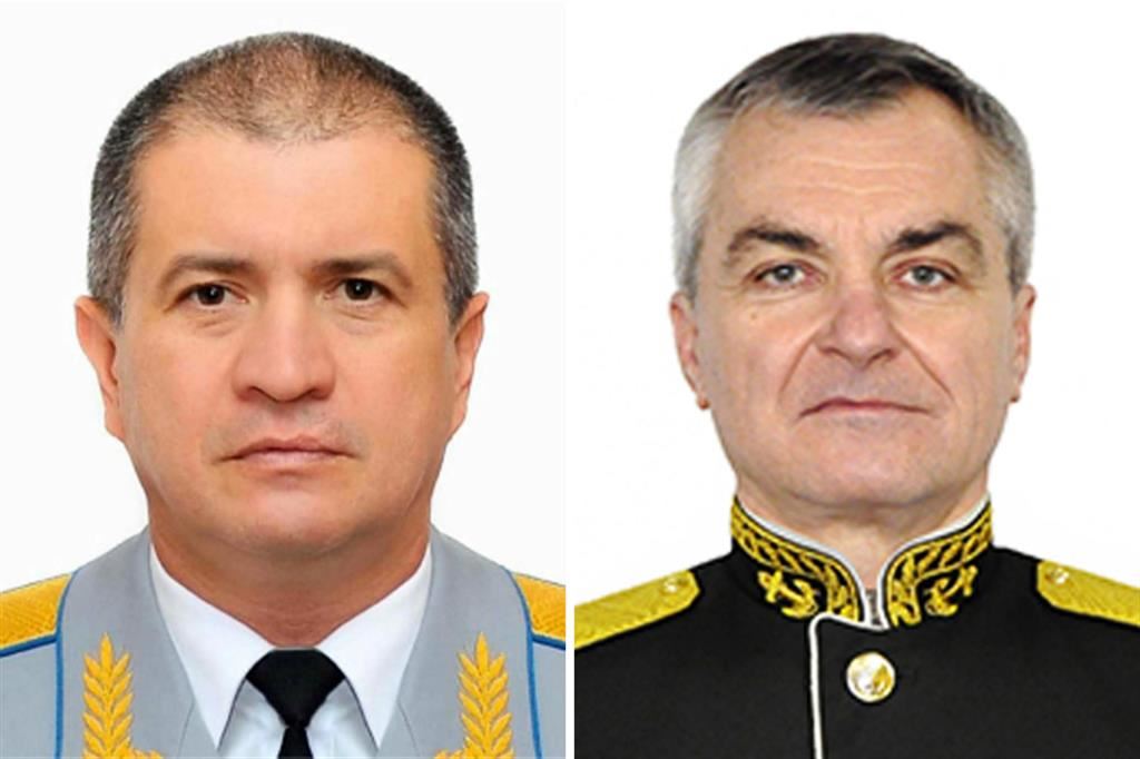 I due ufficiali per i quali è stato spiccato mandato di arresto: Kobylash (a sinistra) e Sokolov