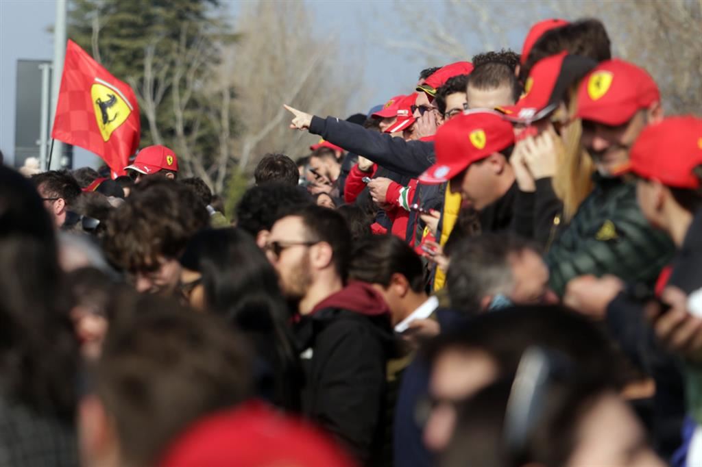 La nuova Ferrari è stata accolta con entusiasmo dai tifosi