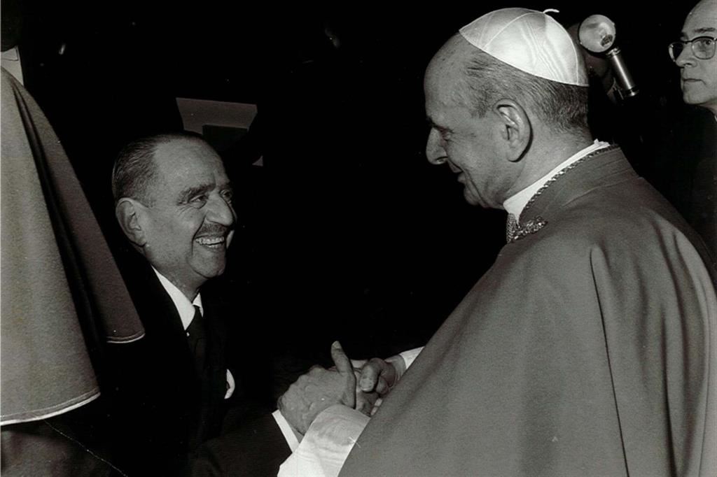 Federico Alessandrini assieme all'amico fraterno Montini