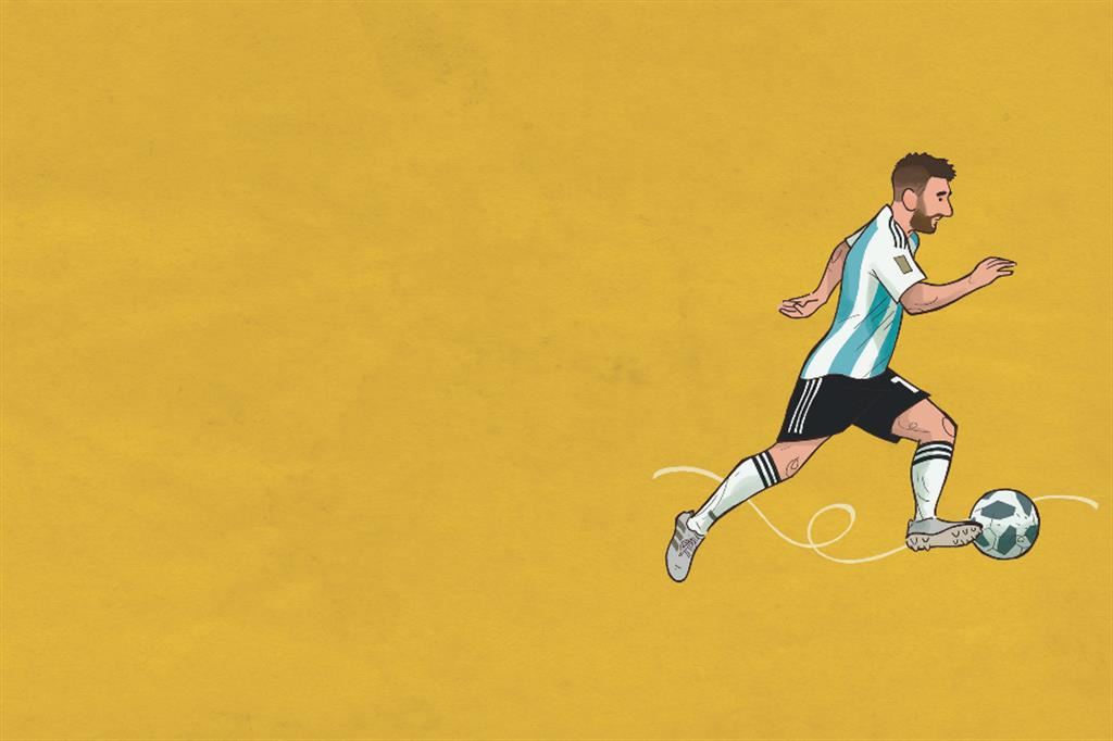Lionel Messi, il fuoriclasse argentino nel libro di Roberto Bratti con le illustrazioni di Giuseppe Ferrario (Edizioni EL)