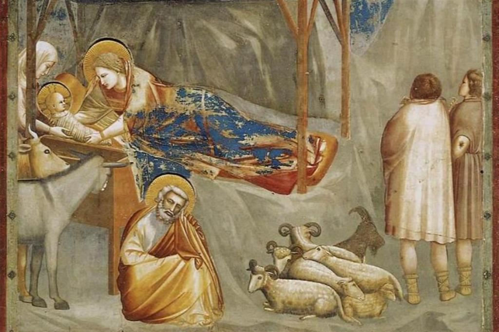 Giotto, "La natività di Gesù"